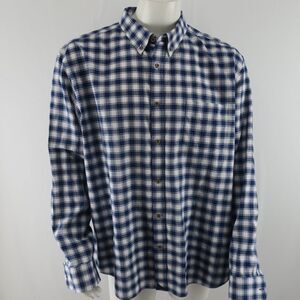 UNTUCKit Long Sleeve Button Up Shirt Mens 3XL‎ XXXL Wrinkle Free Cotton Blue